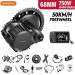 Kit conversión de bicicleta eléctrica de accionamiento medio 750W 48V – 68MM (Display EKD01)[Bafang]
