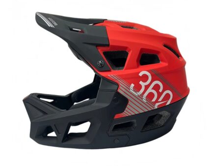 Casco INTEGRA Sport Rojo - Negro 2