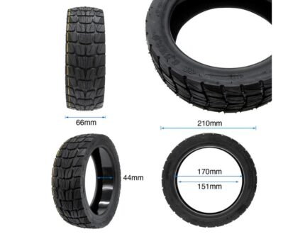 Cubierta 8,5x3 tubeless offroad EWHEEL RHINOTRACK con GEL ANTIPINCHAZOS 2