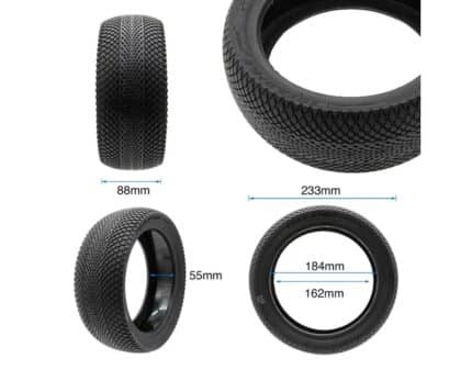 Cubierta tubeless offroad 10x3-6,5 [Xuancheng] con GEL ANTI PINCHAZOS 2