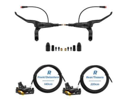 Kit de freno hidráulico NUTT Y5 Delantero R trasero R 2