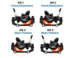 Kit de freno hidráulico NUTT Y5 Delantero R trasero R 6