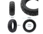 Rueda maciza 10x3,0255x80 (8065-6) negra [Amitor] 2