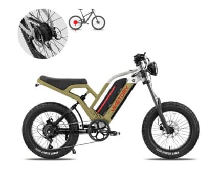 COMMANDO ebike FATBIKE Marrón militar