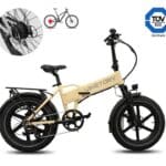 Lithor ebike fatbike plegable Crema