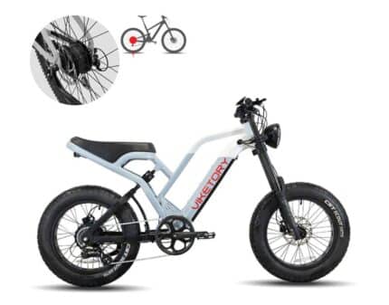 NAVY ebike FATBIKE Azul navalBlanco