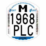 Matrícula oficial DGT homologada para patinete eléctrico VMP