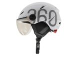 Casco GLOOB Urban Blanco - Gris orejeras extraibles 4