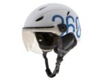 Casco GLOOB Urban Blanco – Azul orejeras extraibles 3