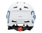Casco GLOOB Urban Blanco – Azul orejeras extraibles 5
