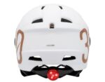 Casco GLOOB Urban Blanco – Marrón orejeras extraibles 5