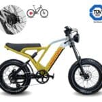 Bicicleta eléctrica Commando Amarillo desierto