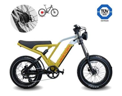Bicicleta eléctrica Commando Amarillo desierto