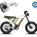 Bicicleta eléctrica Commando Verde Militar