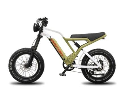 Bicicleta eléctrica Commando Verde Militar 2