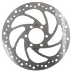 Disco de freno R6 160mm 6H plata - 48mm con grosor 2,9mm