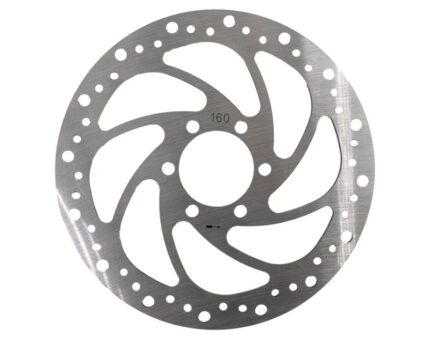 Disco de freno R6 160mm 6H plata - 48mm con grosor 2,9mm