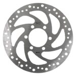 Disco de freno R6,2 140mm 6H plata - 48mm con grosor 2,9mm