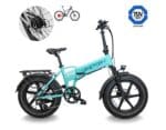 Lithor ebike fatbike plegable Turquesa