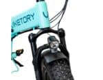 Lithor ebike fatbike plegable Turquesa 4