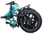 Lithor ebike fatbike plegable Turquesa 8