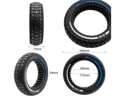 Rueda maciza 7060-7,5 BlancoAzul 2