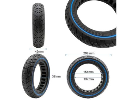Rueda maciza offroad 8,5x2 (5075-6,1) - Azul 2