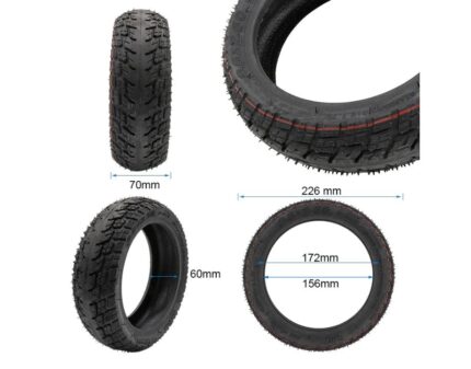 Cubierta tubeless offroad 9,5×2,50 con válvula 2