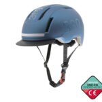 Casco 360 eRider COVEX Urban azul con iluminación LED delantera y trasera recargable por USB