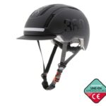 Casco urbano 360 eRider COVEX Urban negro con luces LED integradas y carga USB