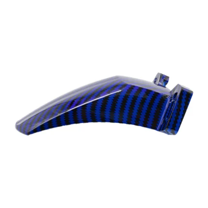Vista lateral del guardabarros delantero azul Ecoxtrem M41 Tank