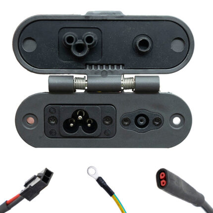 Puerto de carga Ninebot MAX G2 E con conectores