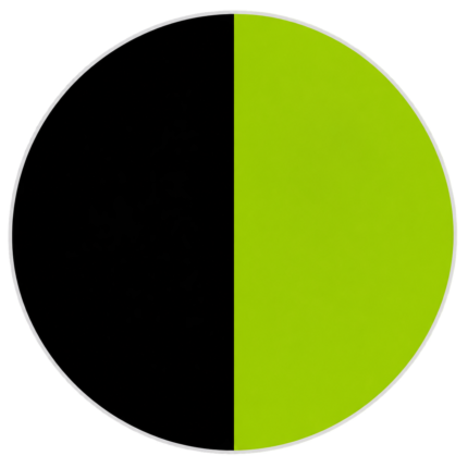 Muestra de color verde y negro