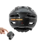 Casco UTROX Urban Gray con intermitente trasero y mando remoto