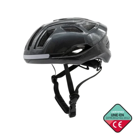 Casco UTROX Urban Gray para patinete y bicicleta con certificación UNE-EN 1078