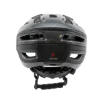 Vista trasera del casco UTROX Urban Gray para patinete y bicicleta