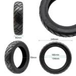 Medidas cubierta tubeless 250x64 Ewheel para patinete eléctrico