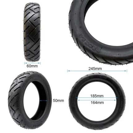 Medidas cubierta tubeless 250x64 Ewheel para patinete eléctrico
