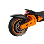 Freno de disco y rueda trasera del patinete eléctrico Kamikaze K1 Lite