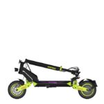Vista lateral del patinete eléctrico Kamikaze K1 Max Tokyo Drift plegado