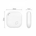 Medidas del localizador compatible con Android y Apple Find My 29 x 29 x 11 mm