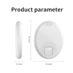 Medidas del localizador compatible con Apple Find My 46 x 36 x 8 mm