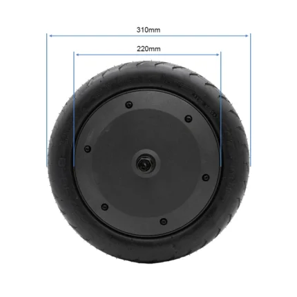 Medidas del motor Xiaomi Scooter 6 con neumático CST 60/90-8