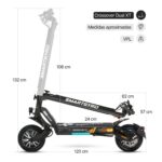 SmartGyro Crossover Dual XT medidas y dimensiones