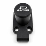 Adaptador de tapa de manillar Dualtron CJ Racing negro con dos orificios de fijación