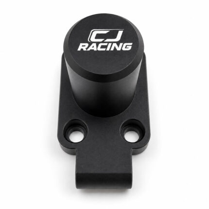 Adaptador de tapa de manillar Dualtron CJ Racing negro con dos orificios de fijación