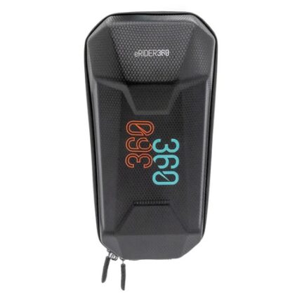 Bolsa eRIDER360 Deluxe negra con detalles naranja y azul