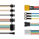 Controladora J&P 60V 37A dual motor trasera con detalle de conectores
