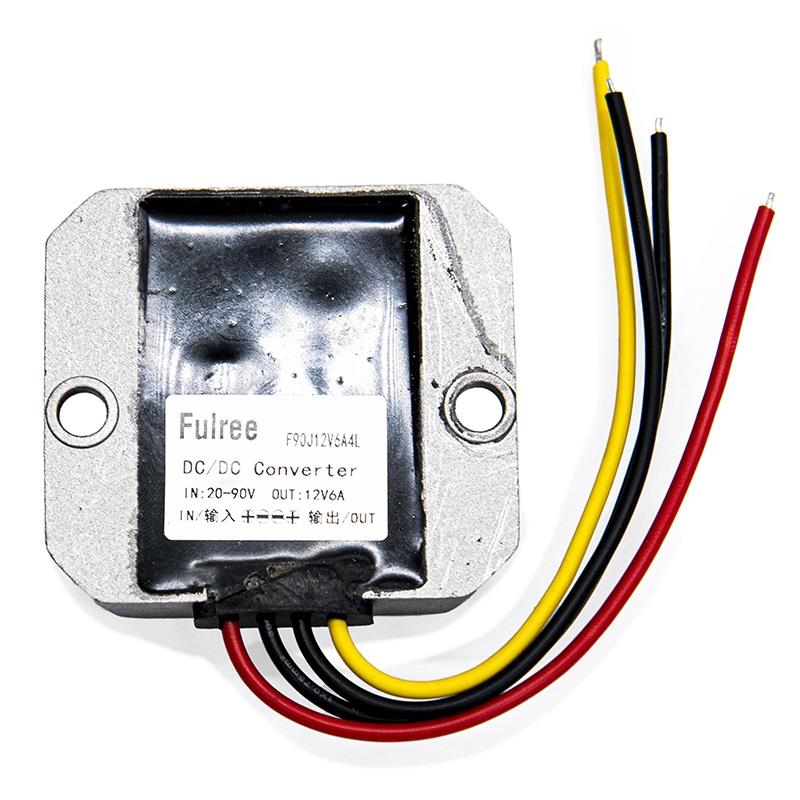 Conversor DC 20-90V a 12V 6A Fulree Conversor DC Fulree 20-90V a 12V 6A