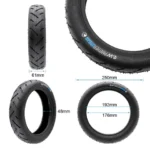 Cubierta PantherUrban 60/70-7 tubeless con gel y medidas 250 x 61 mm